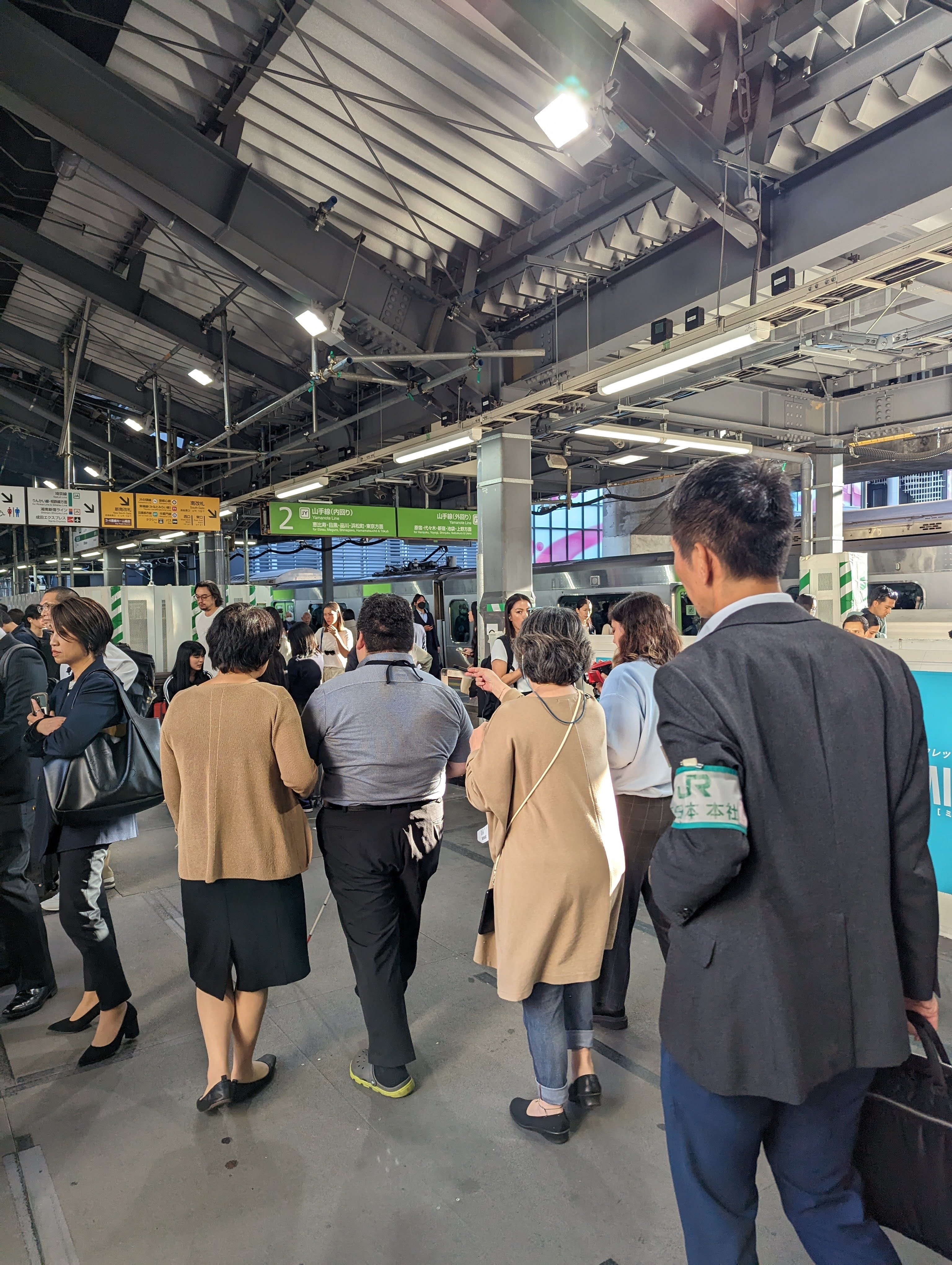 Another photo of a research participant using Guided Step.